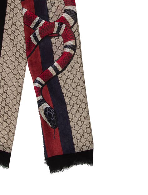 gucci men scarf|Gucci snake scarf men.